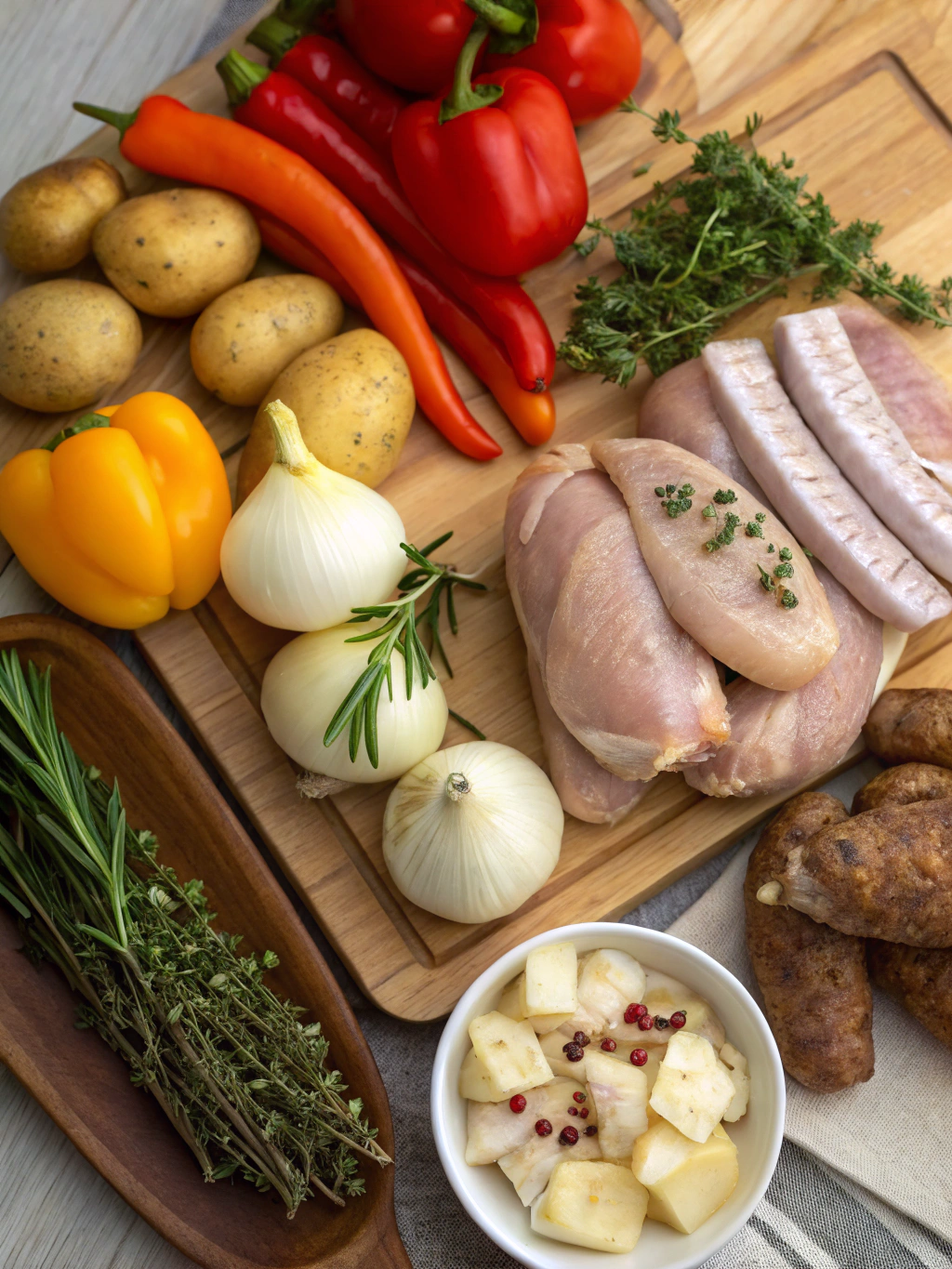 chicken and sausage recipes ingredients