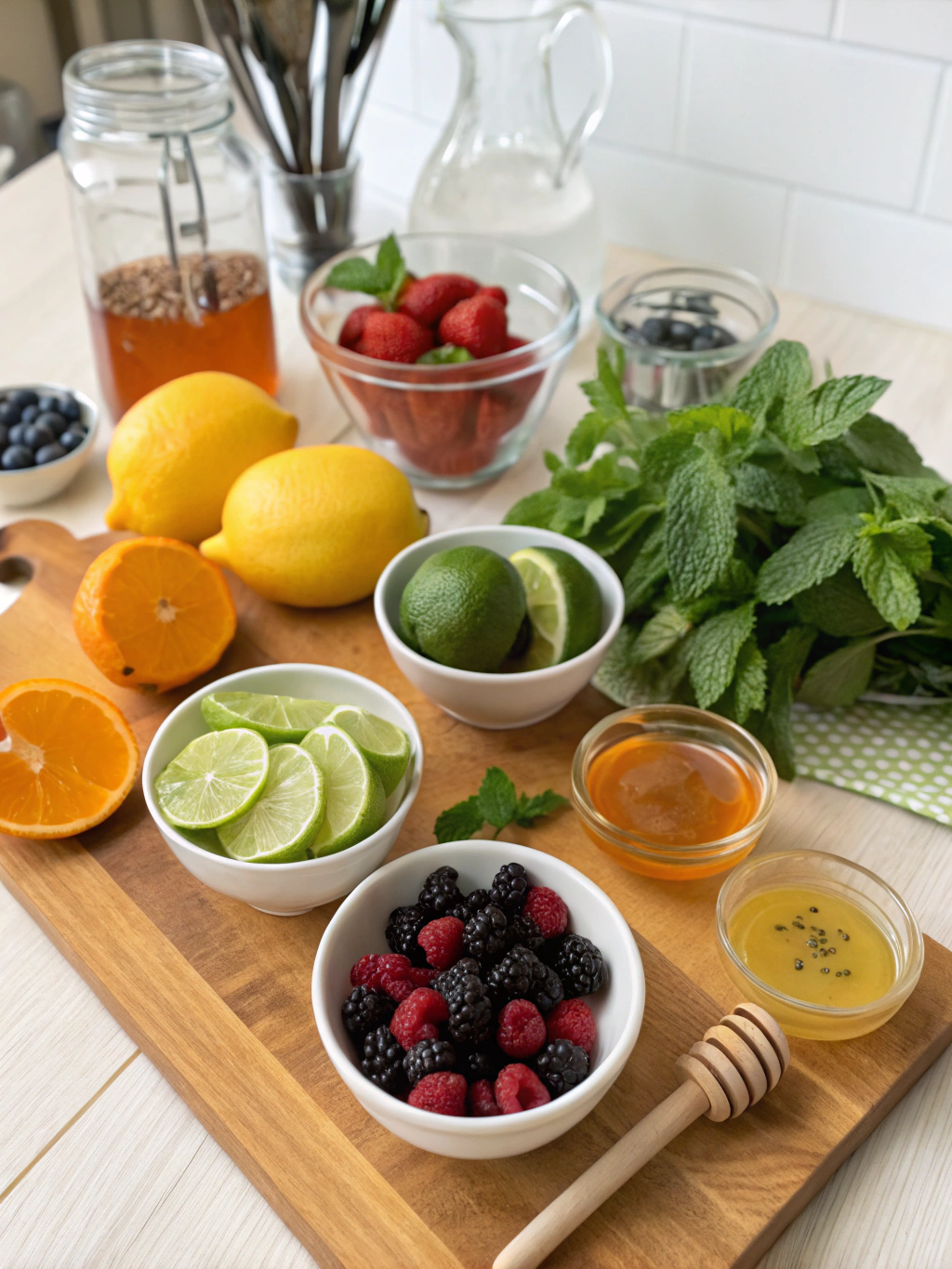 easy mocktail recipes ingredients