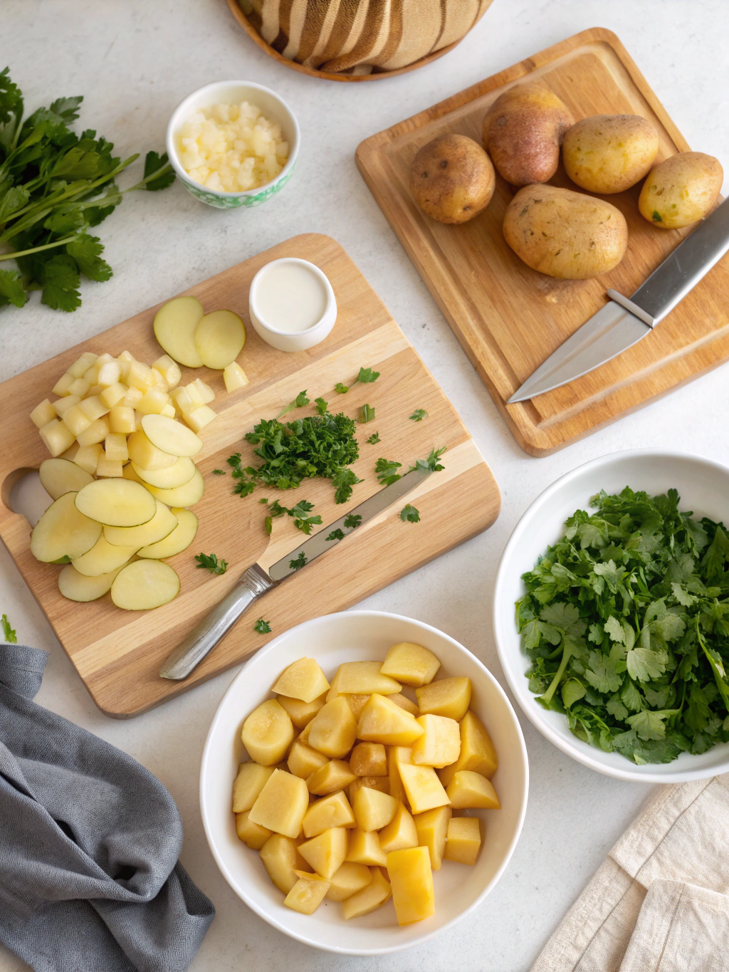 healthy potato recipes preparing steps