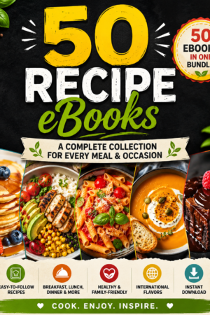 50 Delicious Recipe eBooks Collection